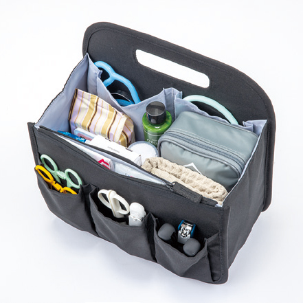 訪問バッグ 撥水 ワークリュック２(404203) フットマーク ケアマネ･看護師･訪問介護看護スタッフ向けリュックの説明