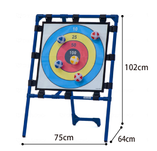 ターゲットゲーム （60Aターゲット、60Bストライク、60Cダーツ）介護レクリエーションの サイズ