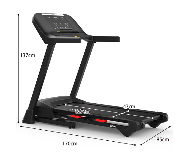 DAIKOU（大広）家庭用ランニングマシン DK-A9の サイズ