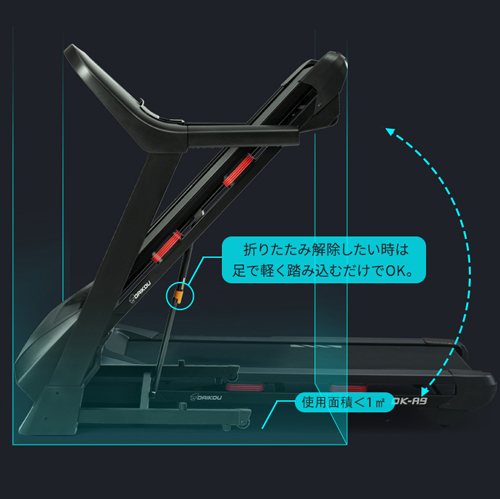 DAIKOU（大広）家庭用ランニングマシン DK-A9の説明