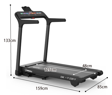DAIKOU（大広）家庭用家庭用ランニングマシン DK-T220Yの サイズ