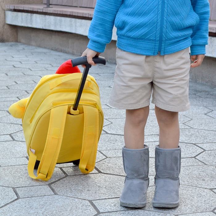 そらジロー 防災 ローラーバッグ 子供用防災バッグの説明