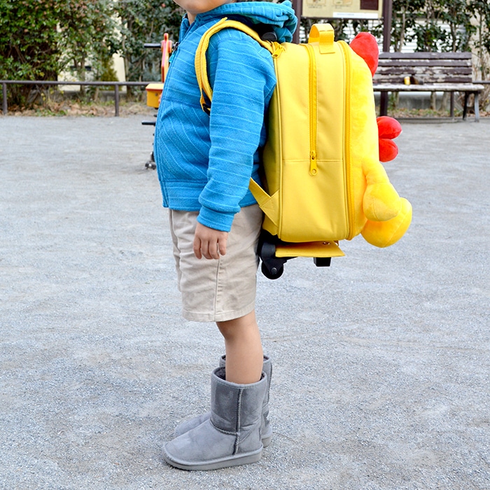 そらジロー 防災 ローラーバッグ 子供用防災バッグの説明